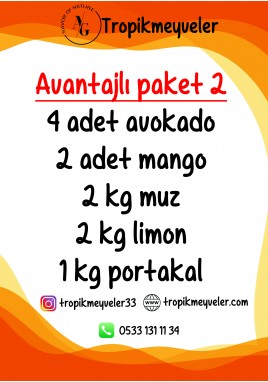AVANTAJLI PAKET 2 - KARGO DAHİL 850TL